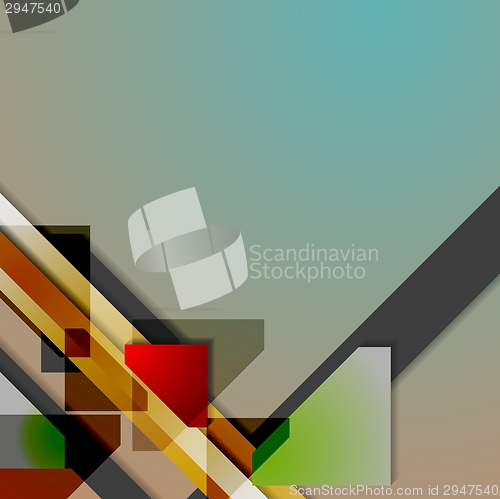 Image of Abstract hi-tech geometry background