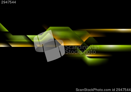 Image of Abstract technology striped background