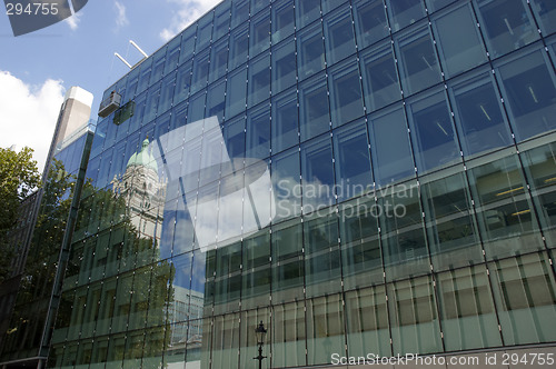 Image of Tower reflection