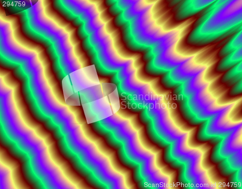 Image of Multi Colored Waves