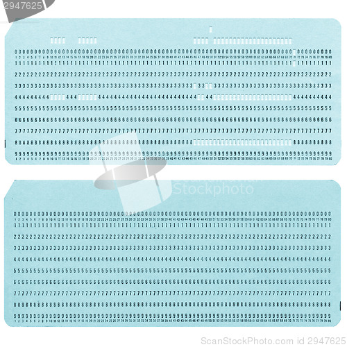 Image of Punched card