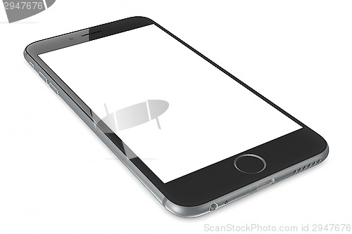 Image of Space Gray iPhone 6 with blank screen