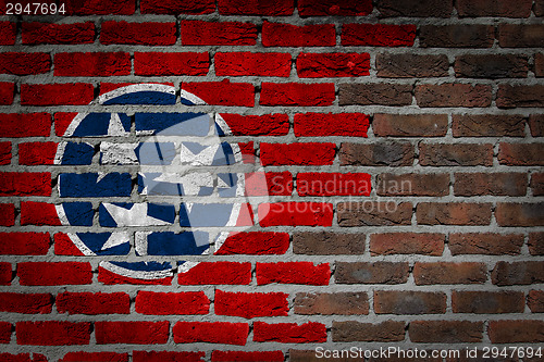 Image of Dark brick wall - Tennessee