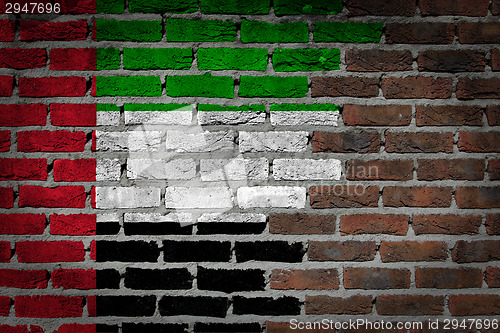 Image of Dark brick wall - UAE