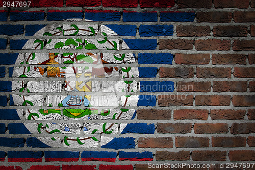 Image of Dark brick wall - Belize