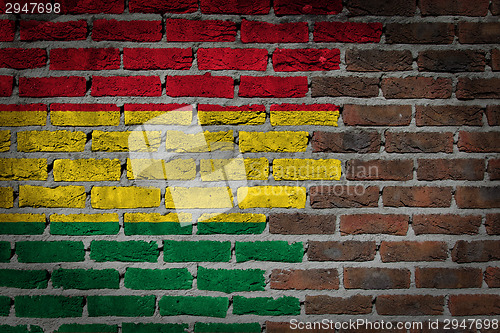 Image of Dark brick wall - Bolivia