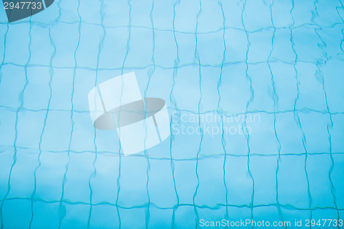 Image of Bottom of swimming pool background