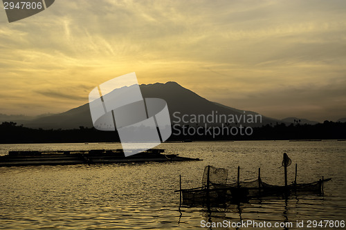 Image of Fiery Sunrise River