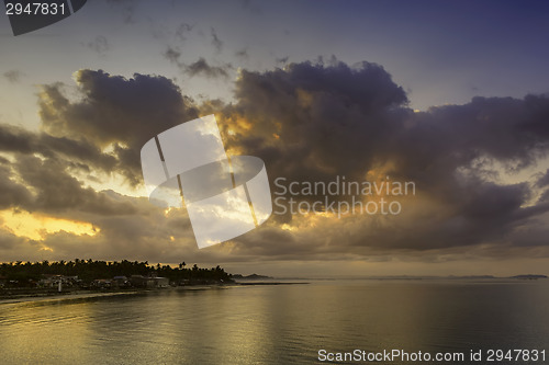 Image of Fishing Village Sunrise