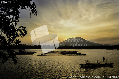 Image of Fiery Sunrise River