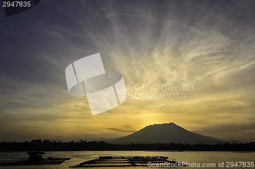 Image of Fiery Sunrise River