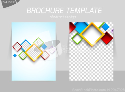 Image of Flyer back and front template design