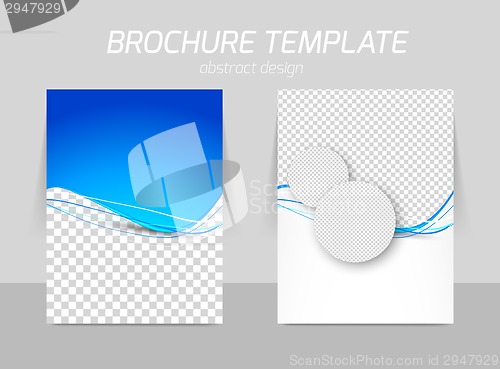 Image of Flyer back and front template design