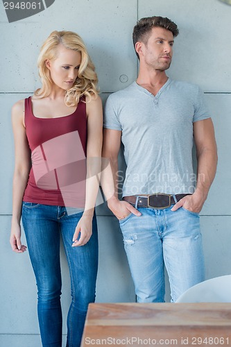 Image of Middle Age Caucasian Couple Fashion Shoot