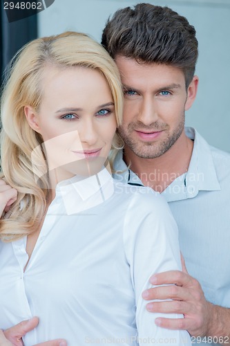 Image of Beautiful and Handsome Young Sweet Couple