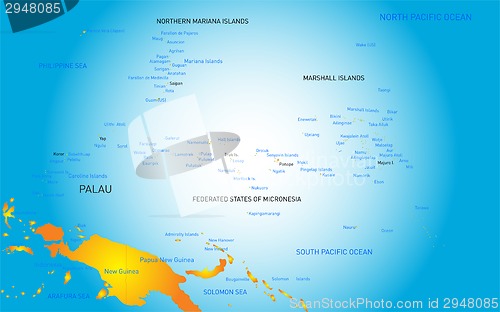 Image of Palau map