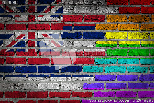 Image of Dark brick wall - LGBT rights - Hawaii