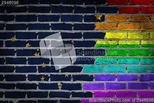 Image of Dark brick wall - LGBT rights - Alaska