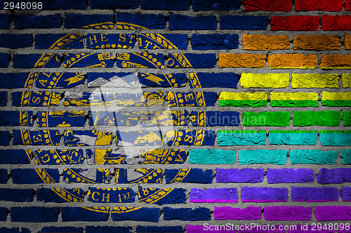 Image of Dark brick wall - LGBT rights - Nebraska