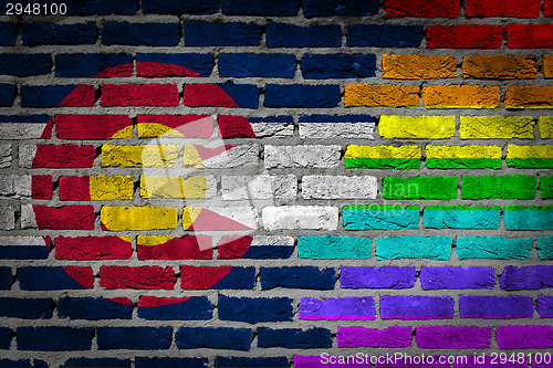 Image of Dark brick wall - LGBT rights - Colorado