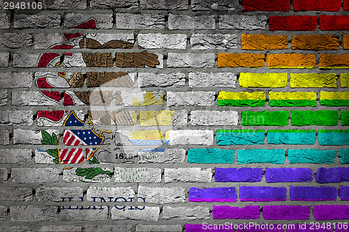 Image of Dark brick wall - LGBT rights - Illinois