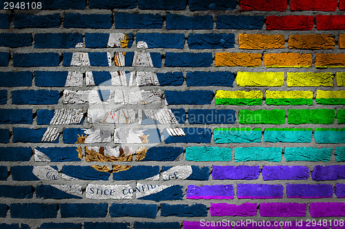 Image of Dark brick wall - LGBT rights - Louisiana