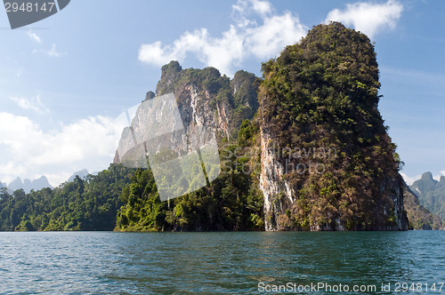 Image of Cheow Lan Lake or Rajjaprabha Dam Reservoir, Thailand