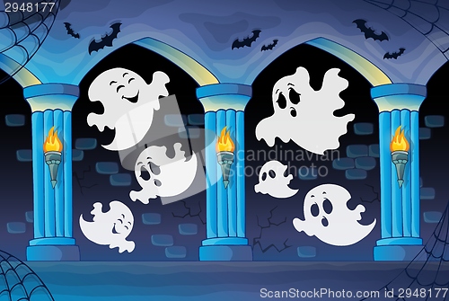 Image of Haunted castle interior theme 8