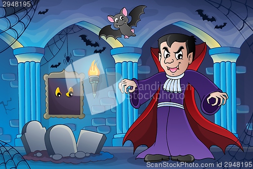 Image of Haunted castle interior theme 3