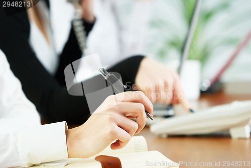 Image of Business ladies work in office