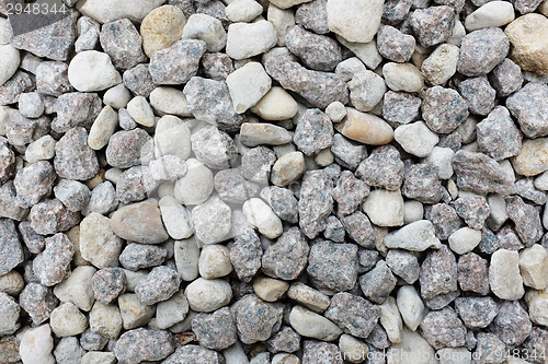 Image of Grey and white crushed granite rock 