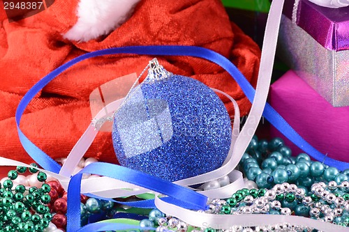 Image of Christmas balls, new year decoration