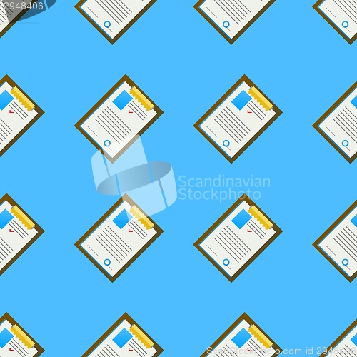 Image of Vector background for office. Clipboard