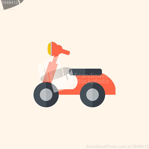 Image of Scooter Flat Icon