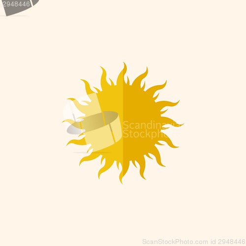 Image of Sun Flat Icon