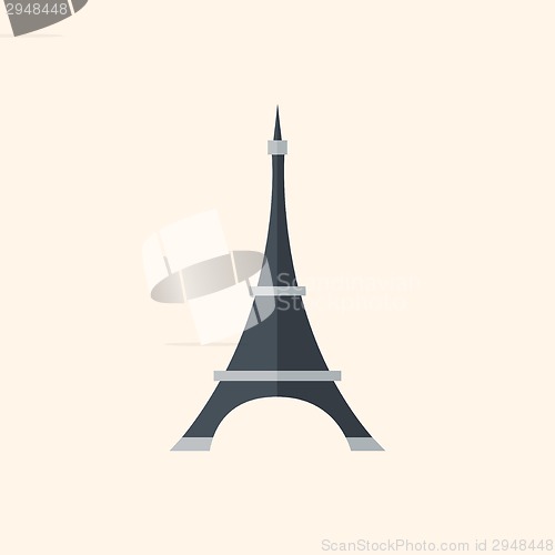 Image of Attraction. Travel Flat Icon