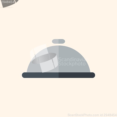 Image of Dinner. Travel Flat Icon