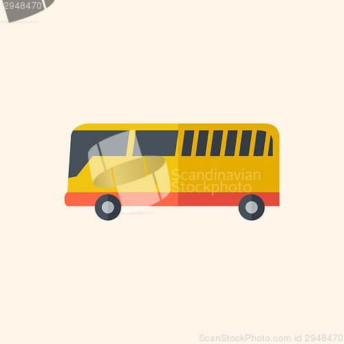 Image of Bus Flat Icon