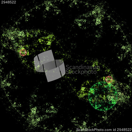 Image of Symmetrical growth of bacteria