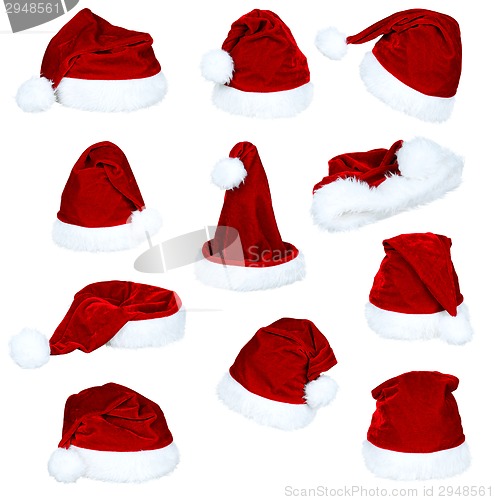 Image of Set of Santa hat