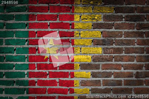 Image of Dark brick wall - Cameroon