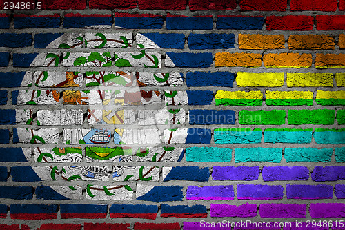 Image of Dark brick wall - LGBT rights - Belize