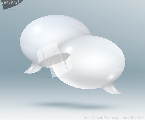 Image of White speech bubbles