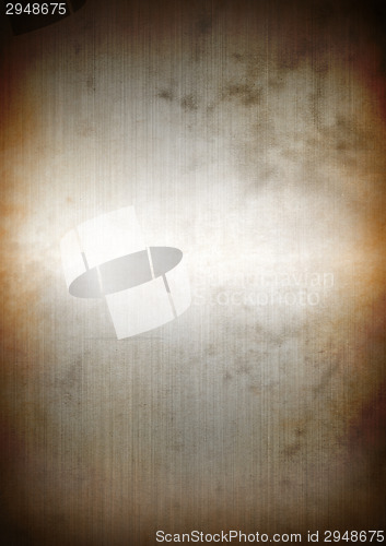 Image of Silver rusty brushed metal background texture