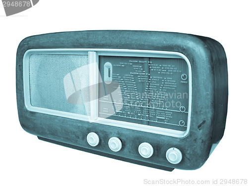 Image of Old AM radio tuner