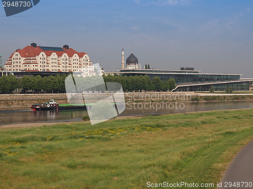 Image of Elbe river in Dresden