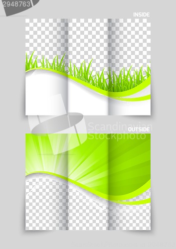 Image of Tri-fold brochure template design