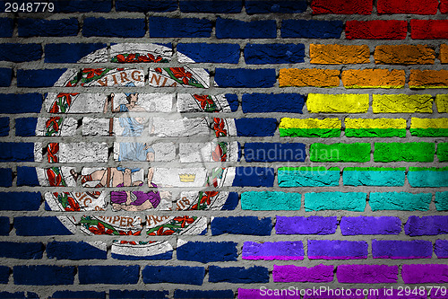 Image of Dark brick wall - LGBT rights - Virginia