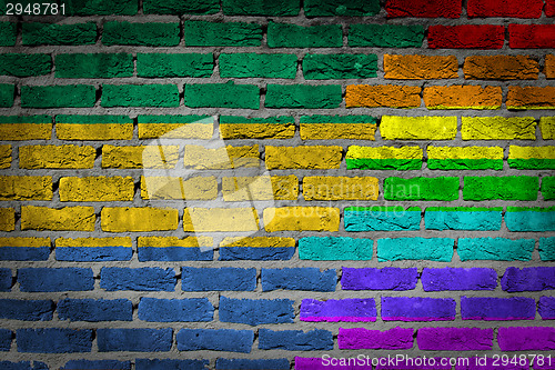 Image of Dark brick wall - LGBT rights - Gabon