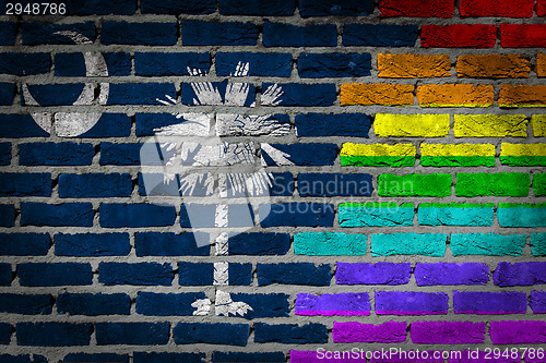 Image of Dark brick wall - LGBT rights - South Carolina